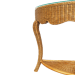 Venice Wicker Demilune Console - Image 2