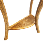 Venice Wicker Demilune Console - Image 3