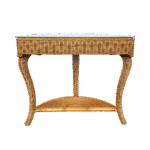 Venice Wicker Demilune Console - Image 4