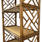 Chinoserie Rattan Étagère - Image 5